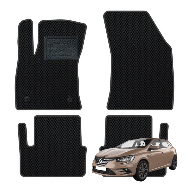 Renault Megane IV Hečbekas 2016-2024 polimeriniai EVA kilimėliai
