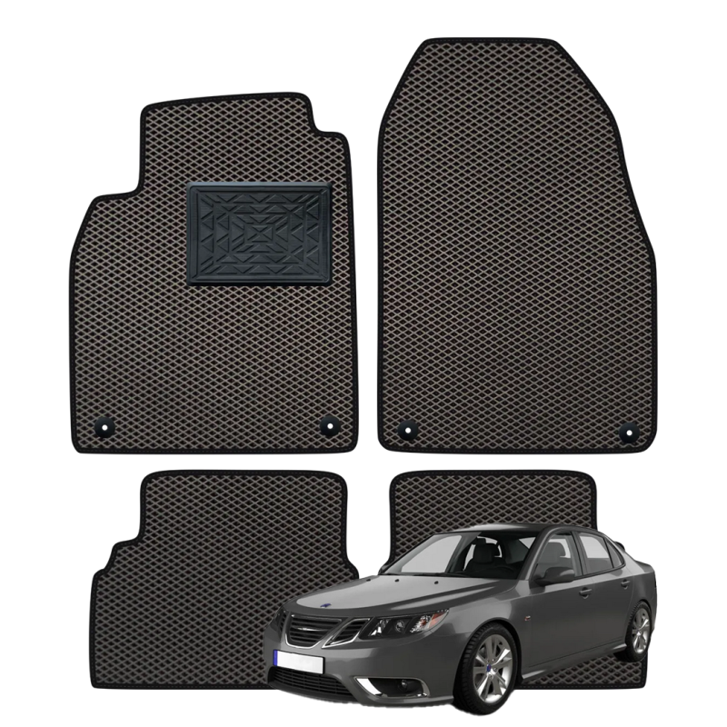 Saab 9-5 Facelift 2010-2012 polimeriniai EVA kilimėliai