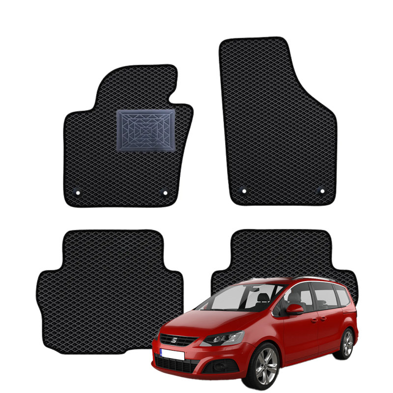 Seat Alhambra 2010-2020 (7 vietų) polimeriniai EVA kilimėliai