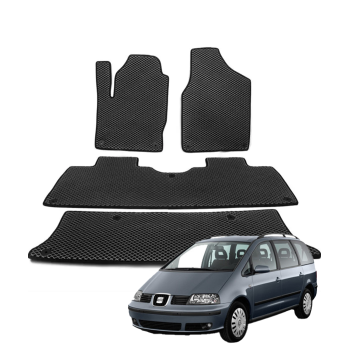 Seat Alhambra 1995-2010 (7 vietų) polimeriniai EVA kilimėliai