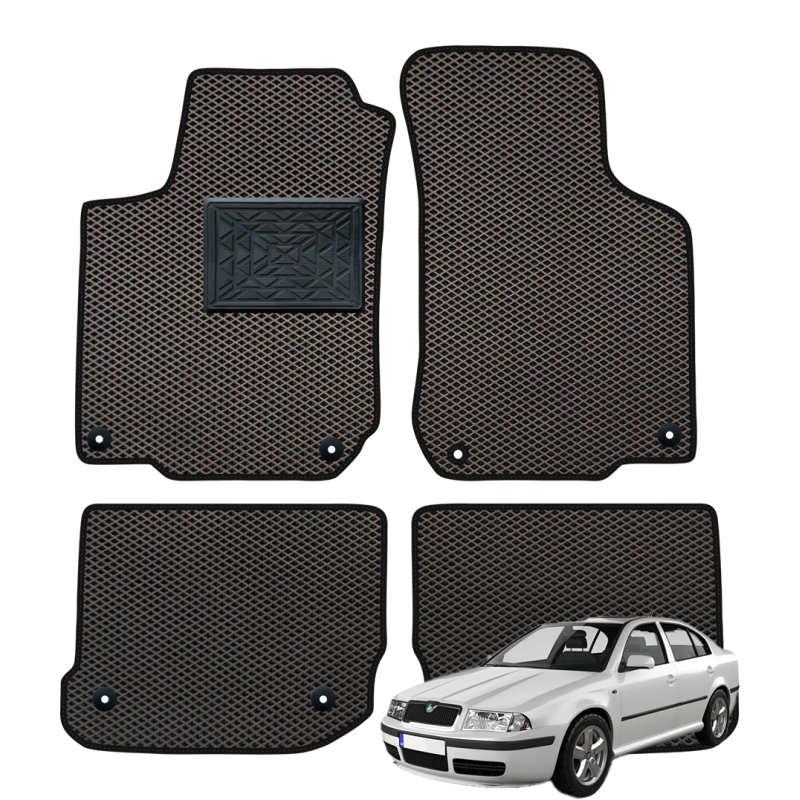 Skoda Octavia I 1997-2004 polimeriniai EVA kilimėliai