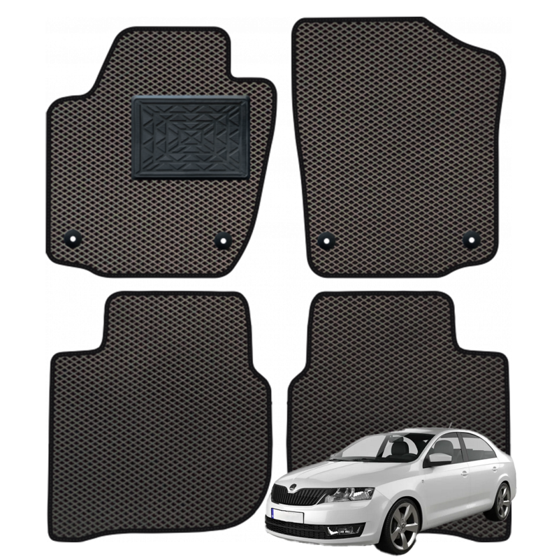 Skoda Rapid I 2012-2020 automobilių EVA kilimėliai