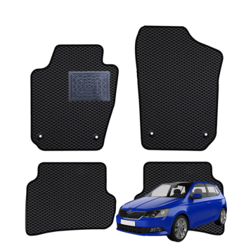 Skoda Fabia 2015-2021 polimeriniai EVA kilimėliai