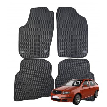 Skoda Fabia 2007-2014 polimeriniai EVA kilimėliai