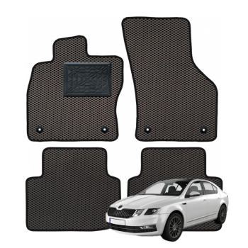 Skoda Octavia III Universalas 2013-2019 polimeriniai EVA kilimėliai