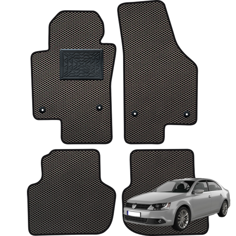 Volkswagen Jetta 2010-2018 polimeriniai EVA kilimėliai