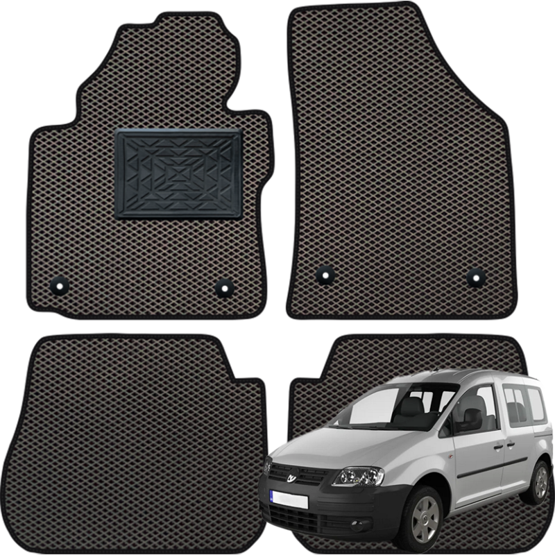 Volkswagen Caddy 2004-2015 polimeriniai EVA kilimėliai