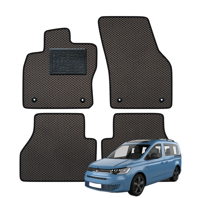 Volkswagen Caddy V nuo 2020m. polimeriniai EVA kilimėliai