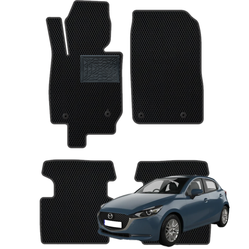 Mazda 2 III 2015-2023 polimeriniai EVA kilimėliai