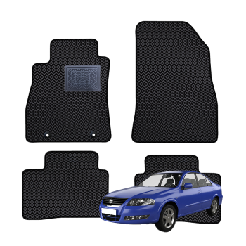 Nissan Almera 2011-2019 polimeriniai EVA kilimėliai