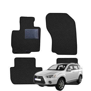 Mitsubishi Outlander III (Bezinas/Dyzelis) 2012-2021 polimeriniai EVA kilimėliai