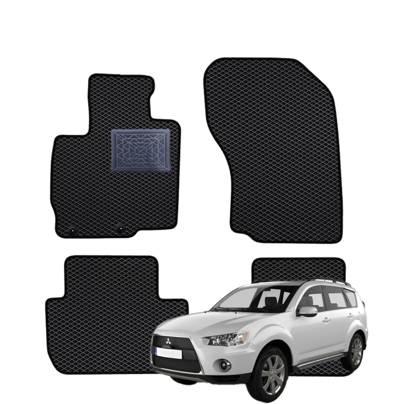 Mitsubishi Outlander III (Bezinas/Dyzelis) 2012-2021 polimeriniai EVA kilimėliai