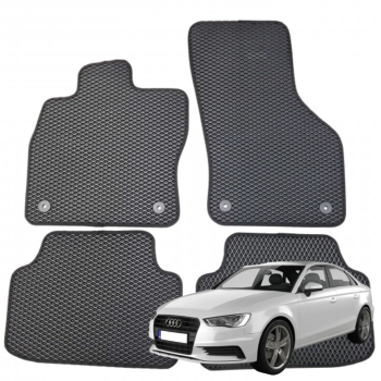Audi A3 III 8V sedanas 2014-2021 polimeriniai EVA kilimėliai