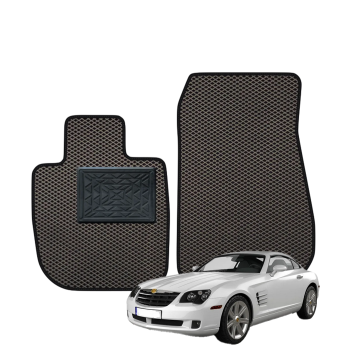 Chrysler Crossfire 2004–2008 priekiniai polimeriniai EVA kilimėliai
