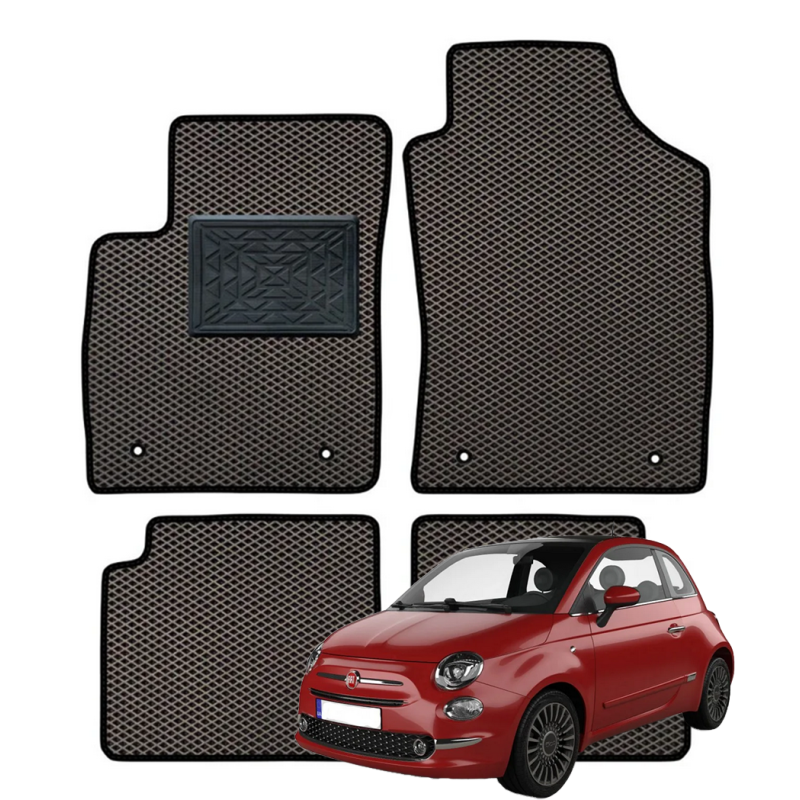 Fiat 500 II 2007-2013 polimeriniai EVA kilimėliai