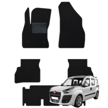 Fiat Doblo II 2010–2022 (7 vietų) polimeriniai EVA kilimėliai