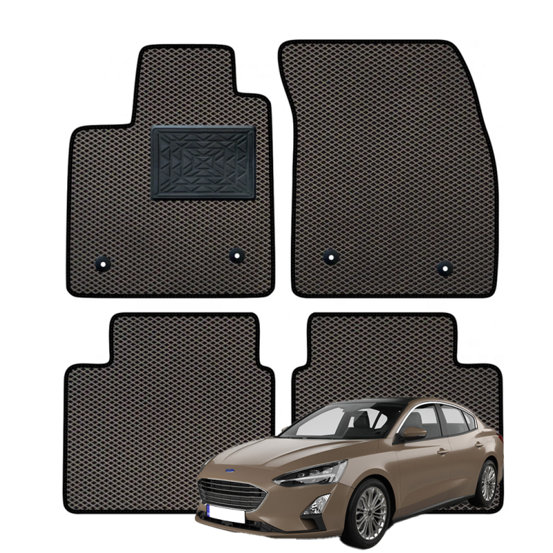 Ford Focus IV sedanas 2018-2025 polimeriniai EVA kilimėliai