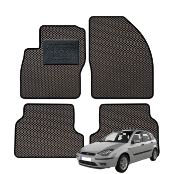 Ford Focus I hečbekas Facelift 2001-2004 polimeriniai EVA kilimėliai