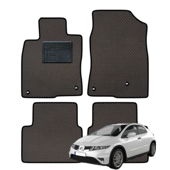 Honda Civic VIII Hečbekas 2006-2011 polimeriniai EVA kilimėliai