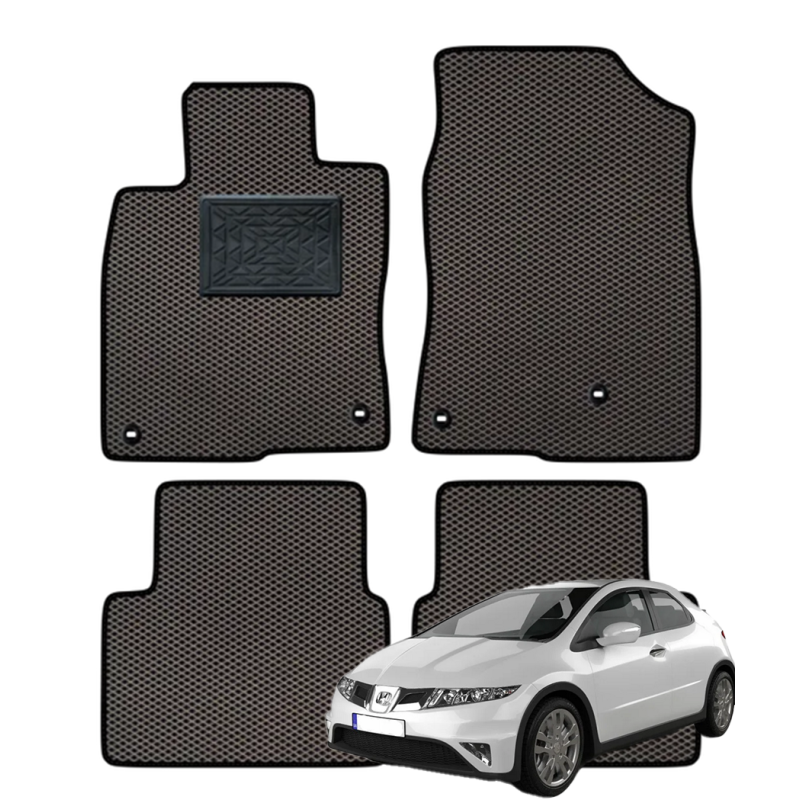 Honda Civic VIII Hečbekas 2006-2011 polimeriniai EVA kilimėliai