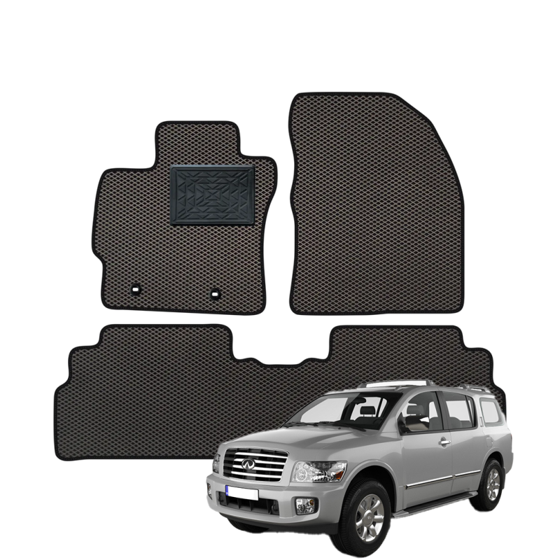 Infiniti QX56 2011–2024 polimeriniai EVA kilimėliai