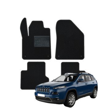 Jeep Cherokee KL 2014–2023 polimeriniai EVA kilimėliai