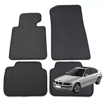 BMW 3 (Е46) Sedanas 1999-2006 polimeriniai EVA kilimėliai