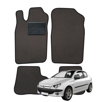 Peugeot 206 1998-2009 polimeriniai EVA kilimėliai